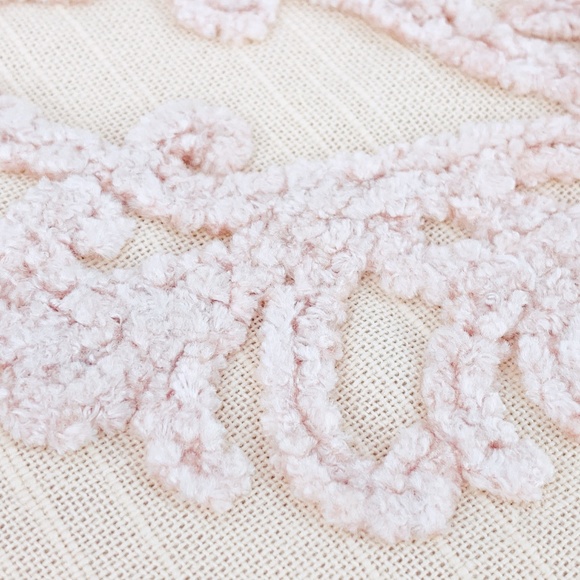 Blush Pink Linen & Chenille Placemat - Picture 4 of 6